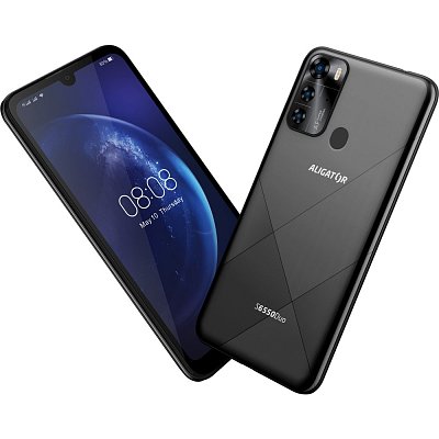 S6550 Duo 3/128 GB černý ALIGATOR
