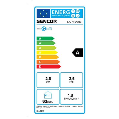 SAC MT9013C klimatizace mobilní SENCOR