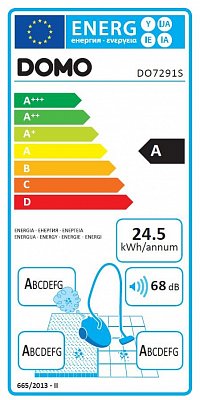 Sáčkový vysavač - extra tichý - DOMO DO7291S