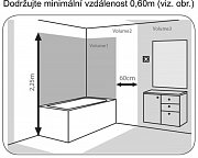 Sálavý topný panel Mica do obýváku i koupelny - DOMO DO7317M