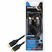 SAV 165-015 HDMI M-M 1,5M v1.4 PG SENCOR