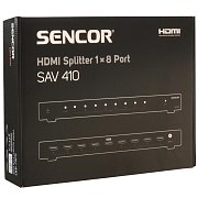 SAV 410 HDMI SPLITTER 1-8 v1.4 SENCOR