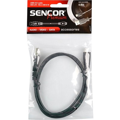 SCO 512-008 USB A/M-Micro B       SENCOR