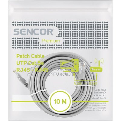 SCO 560-100 CAT5e UTP 2xRJ45 10m Sencor