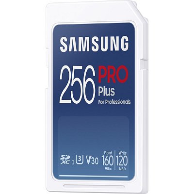 SDXC karta 256GB PRO PLUS + USB SAMSUNG