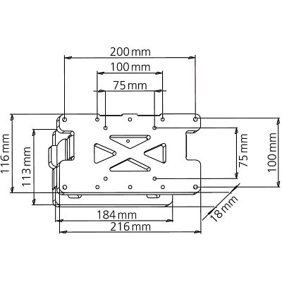_SHO 1027 FIXNÍ DRŽÁK TV STELL
