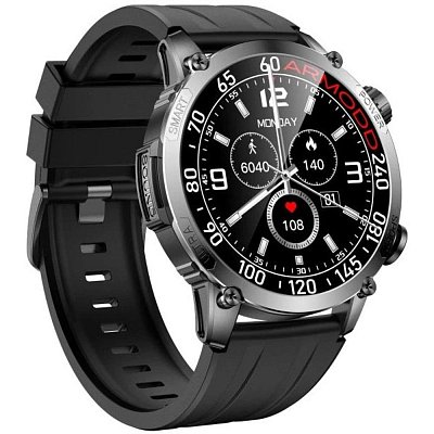 Silentwatch 7 Pro kov.řem. černá ARMODD