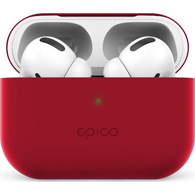 SILICONE COVER AirPods Pro red EPICO