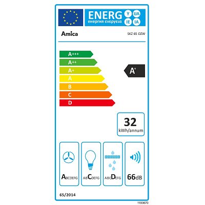 SKZ 65 OZW ODSAVAČ PAR KOMÍNOVÝ AMICA