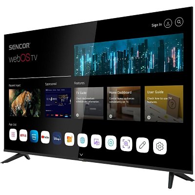 SLE 55US802TCSB UHD SMART TV SENCOR