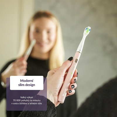 SLIM20 RŮŽOVÁ SONICKÝ KARTÁČEK TRUELIFE