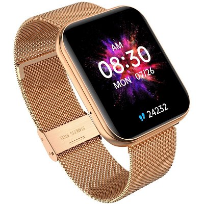 Smartwatch GRC MAXX Gold steel GARETT