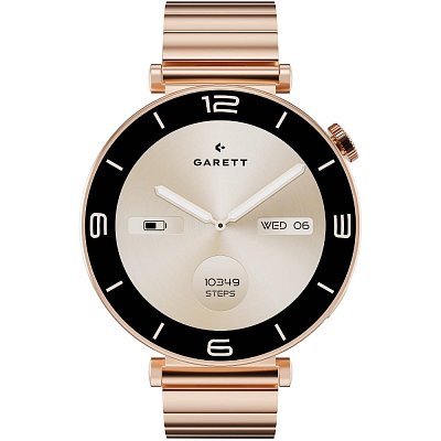 Smartwatch Rose Gold Solid Steel GARETT