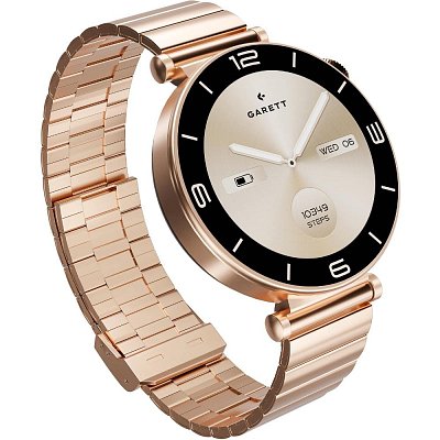 Smartwatch Rose Gold Solid Steel GARETT
