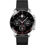 Smartwatch V10 Silver black leath GARETT