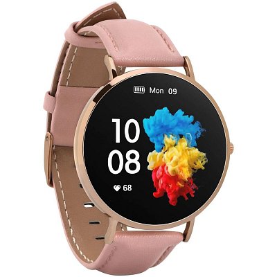 Smartwatch Verona gold, pink derm GARETT