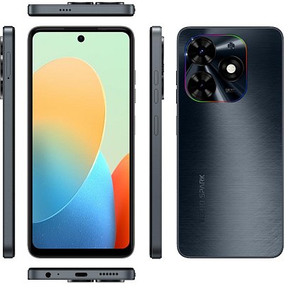 Spark Go 2024 4/128G Gravity Black TECNO