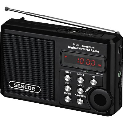 SRD 215 B RÁDIO S USB/MP3 SENCOR