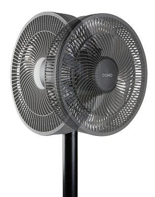 Stojanový ventilátor 2v1- černý - DOMO DO8157
