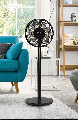 Stojanový ventilátor 2v1- černý - DOMO DO8157