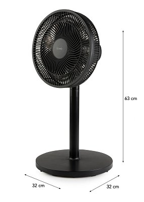 Stojanový ventilátor 2v1- černý - DOMO DO8157