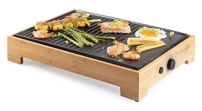 Stolní elektrický gril Plancha - Bamboo Style - DOMO DO9271G