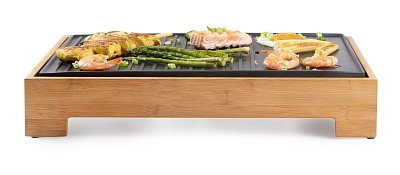 Stolní elektrický gril Plancha - Bamboo Style - DOMO DO9271G