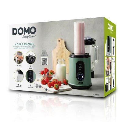 Stolní mixér 2v1 se smoothie - DOMO DO734BL