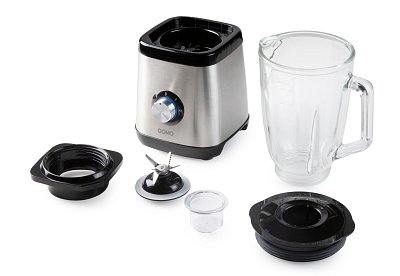Stolní mixér se skleněnou nádobou - 1000 W - DOMO DO1133BL