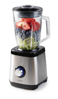 Stolní mixér se skleněnou nádobou - 1000 W - DOMO DO1133BL