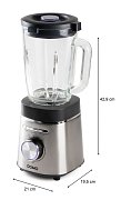 Stolní mixér se skleněnou nádobou - 1400 W - DOMO DO740BL
