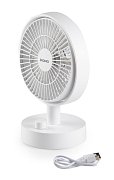 Stolní USB aku ventilátor s oscilací - DOMO DO8151