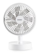 Stolní USB aku ventilátor s oscilací - DOMO DO8151