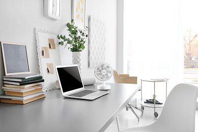Stolní USB aku ventilátor s oscilací - DOMO DO8151