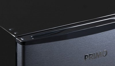 Šuplíkový mrazák - černý/imitace nerez - PRIMO PR131DV
