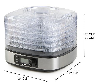 Sušička ovoce - digitální - DOMO DO42602S