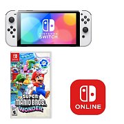 Switch OLED + SMB Wonder + 12M NINTENDO