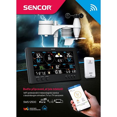 SWS 12500 WiFi METEOSTANICE PRO. SENCOR