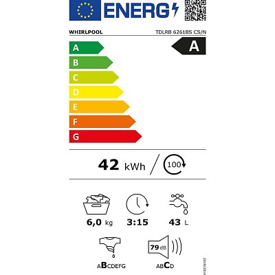 TDLRB 6261BS CS/N PRAČKA V. PL WHIRLPOOL