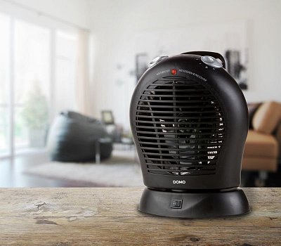 Teplovzdušný ventilátor s oscilací - DOMO DO7324F