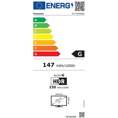 TV 77Z93AEG OLED TV PANASONIC