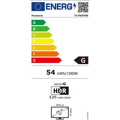 TX 43MX940E FullArrayLED UHD PANASONIC