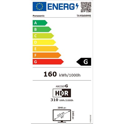 TX 85MX800E LED UHD TV PANASONIC