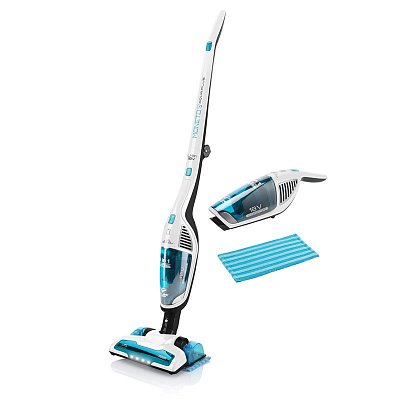 Tyčový vysavač ETA Moneto Aqua Plus 4449 90010, bílý/modrý