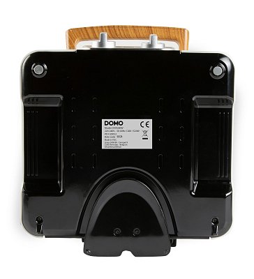 Vaflovač 4x7 s termostatem a časovačem - bílý - DOMO DO9280W