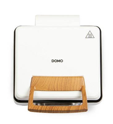Vaflovač 4x7 s termostatem a časovačem - bílý - DOMO DO9280W