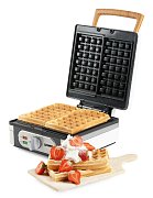Vaflovač 4x7 s termostatem - bílý - DOMO DO9274W