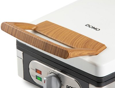 Vaflovač 4x7 s termostatem - bílý - DOMO DO9274W