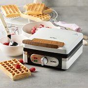 Vaflovač 4x7 s termostatem - bílý - DOMO DO9274W