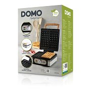 Vaflovač 4x7 s termostatem - bílý - DOMO DO9274W